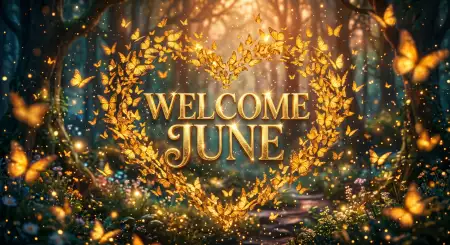 Welcome June Forest Path Wallpaper - Free Welcome June Download