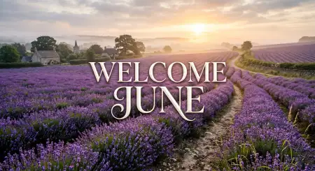 Welcome June Lavender Flower Images - Free Welcome June Download