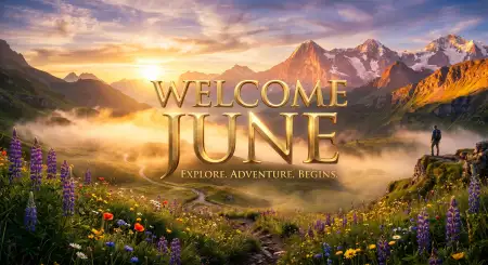 Welcome June Outdoor Adventure Wallpaper - Free Welcome June Download