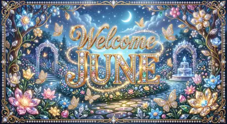 Welcome June Social Media Banner - Free Welcome June Download