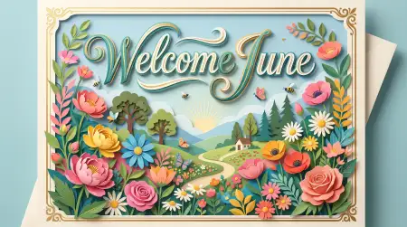 Welcome June Vector Background Download - Free Welcome June Download