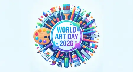 What Is World Art Day 2026 - Free World Art Day 2026 Wishes Download