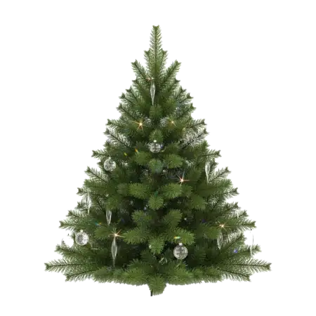 White Elegant Christmas Tree PNG HD - Free Christmas Tree Png Download