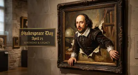 William Shakespeare Portrait Png Download - Free William Shakespeare Day 2026 Download