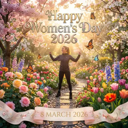 Womens Day 2026 Beautiful Greeting Images - Free Happy Womens Day 2026 Download