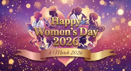 Womens Day 2026 Celebration Graphic - Free Happy Womens Day 2026 Download