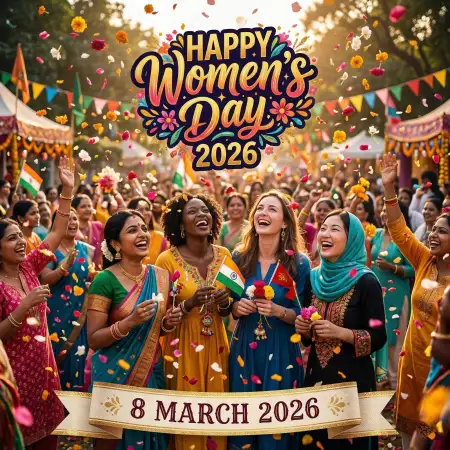 Womens Day 2026 Celebration Poster - Free Happy Womens Day 2026 Download