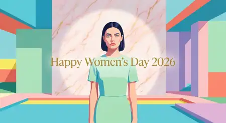 Womens Day 2026 Minimal Poster Design - Free Happy Womens Day 2026 Download