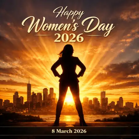 Womens Day 2026 Motivational Wallpaper - Free Happy Womens Day 2026 Download