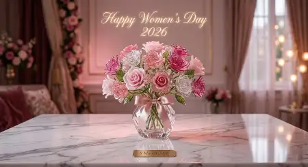Womens Day 2026 Premium Greeting Design - Free Happy Womens Day 2026 Download