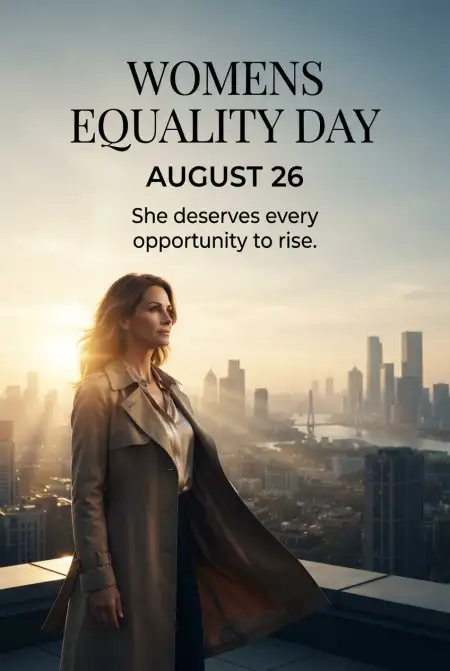 Womens Equality Day 2026 Awareness Campaign - Free American Womens Equality Day 2026 Download