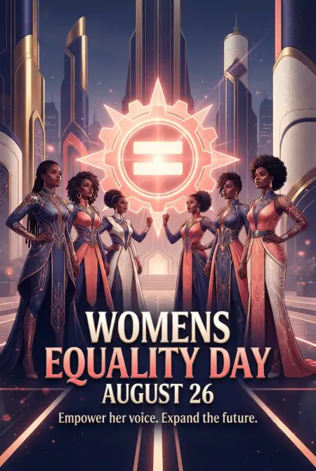 Womens Equality Day 2026 Awareness Poster - Free American Womens Equality Day 2026 Download