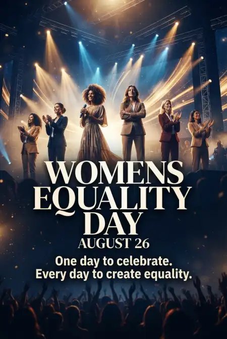 Womens Equality Day 2026 Banner Usa - Free American Womens Equality Day 2026 Download