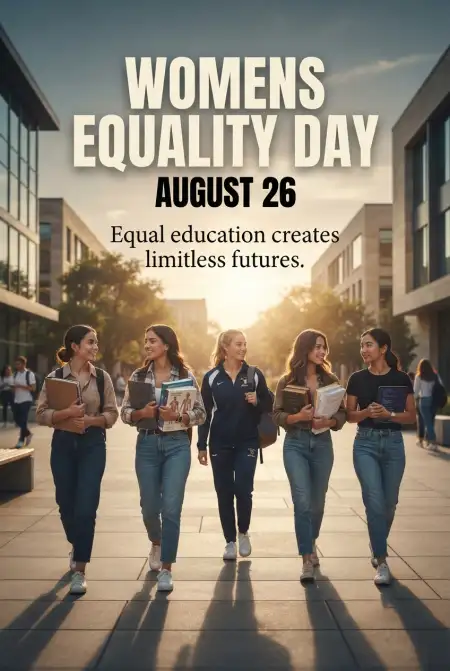 Womens Equality Day 2026 College Poster - Free American Womens Equality Day 2026 Download