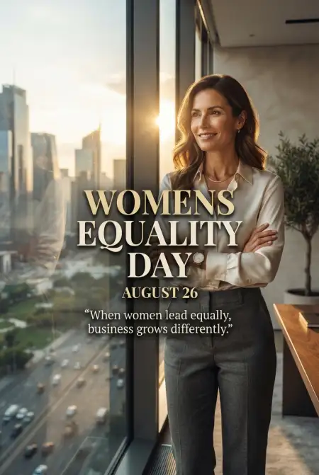 Womens Equality Day 2026 Equality Messages - Free American Womens Equality Day 2026 Download