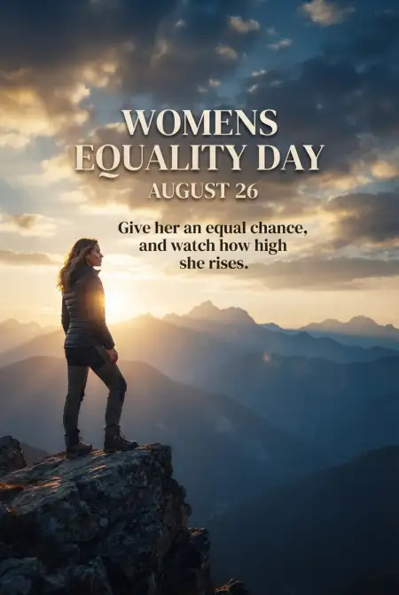 Womens Equality Day 2026 Equality Quotes - Free American Womens Equality Day 2026 Download