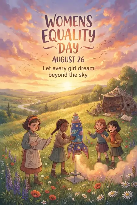 Womens Equality Day 2026 Event Poster - Free American Womens Equality Day 2026 Download