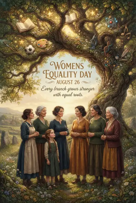 Womens Equality Day 2026 Facebook Images - Free American Womens Equality Day 2026 Download