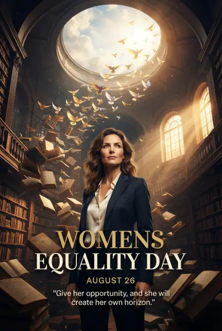 Womens Equality Day 2026 Office Poster - Free American Womens Equality Day 2026 Download