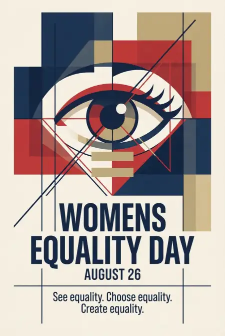 Womens Equality Day 2026 Typography - Free American Womens Equality Day 2026 Download