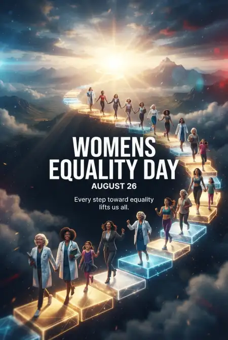 Womens Equality Day 2026 Usa Png - Free American Womens Equality Day 2026 Download