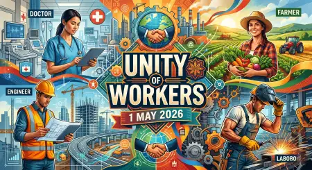 Worker Unity Images May Day - Free International Labor Day Wishes 2026 Download