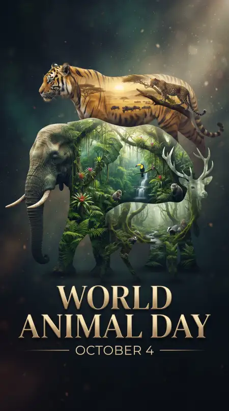 world animal day 2026 poster - World Animal Day 2026