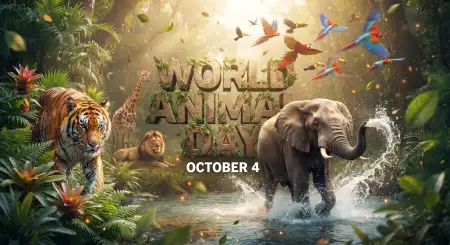 world animal day animals around the world 2026 - World Animal Day 2026