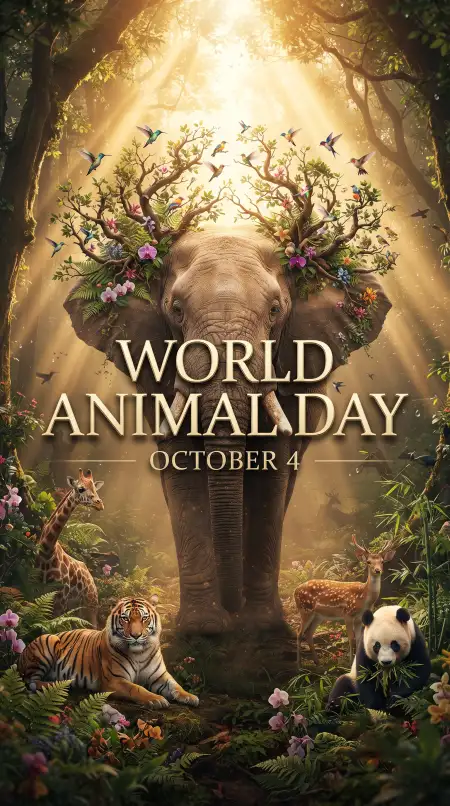 world animal day awareness poster 2026 - World Animal Day 2026