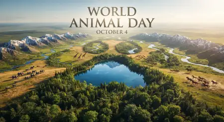 world animal day cartoon animals 2026 - World Animal Day 2026