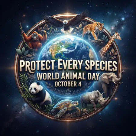 world animal day protect wildlife images 2026 - World Animal Day 2026