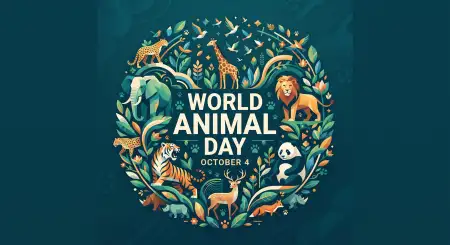 world animal day vector illustration 2026 - World Animal Day 2026