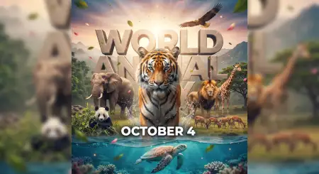 world animal day wildlife images 2026 - World Animal Day 2026