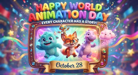 world animation day 2026 animated characters