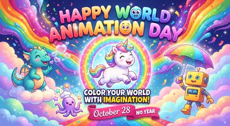 world animation day 2026 cartoon characters