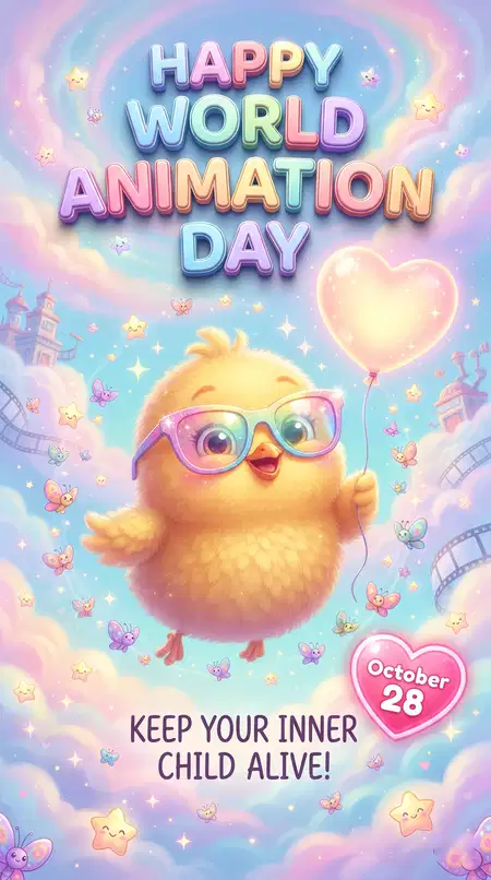 world animation day 2026 cartoon movie poster