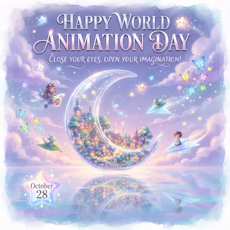 world animation day 2026 dreamy fantasy illustration