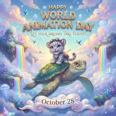 world animation day 2026 fantasy animal cartoon