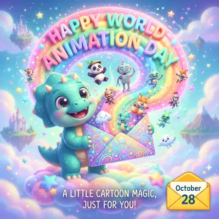 world animation day 2026 magical cartoon world