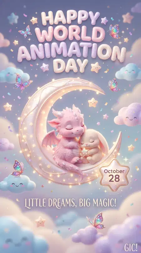 world animation day 2026 pinterest poster