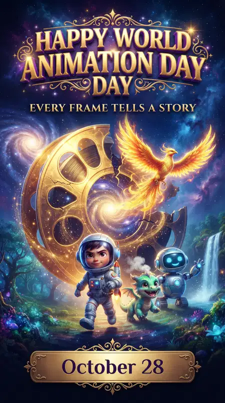 world animation day 2026 students poster