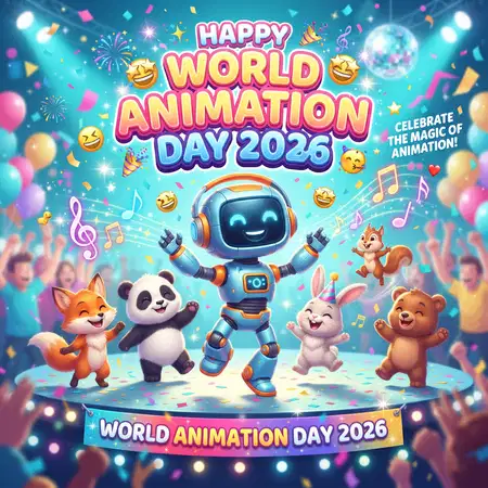 world animation day 2026 trending cartoon design