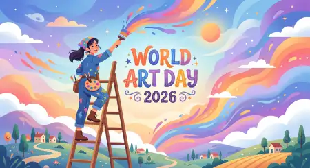 World Art Day 2026 Images - Free World Art Day 2026 Wishes Download