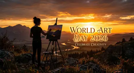 World Art Day 2026 Inspirational Quotes - Free World Art Day 2026 Wishes Download