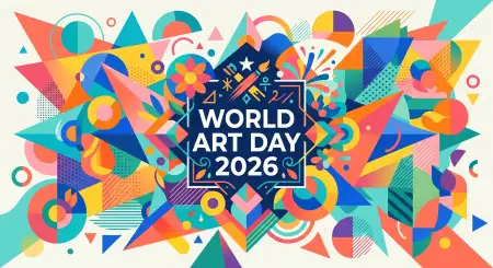 Free World Art Day 2026 Quotes Image Download