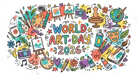 World Art Day 2026 Wishes - Free World Art Day 2026 Wishes Download