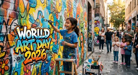 World Art Day Campaign Ideas - Free World Art Day 2026 Wishes Download