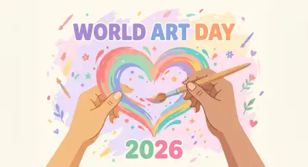 Free World Art Day Clipart Transparent 2 Image Download
