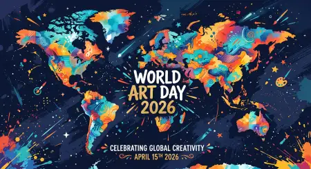 Free World Art Day Creative Design Ideas Image Download