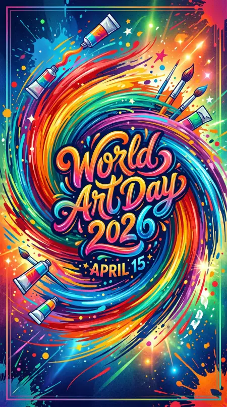 Free World Art Day Digital Art Poster 2 Image Download